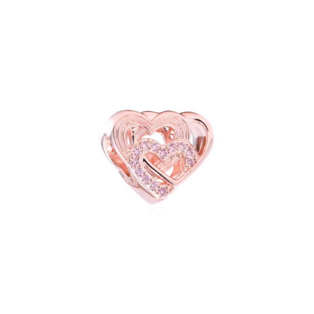 Pandora  Intertwined Love Hearts Charm